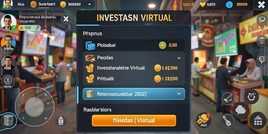 Fitur misi harian yang mengasyikkan.