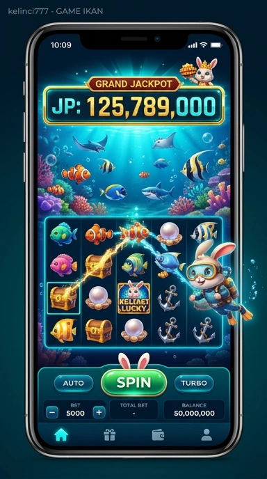 kelinci777 — layar beranda